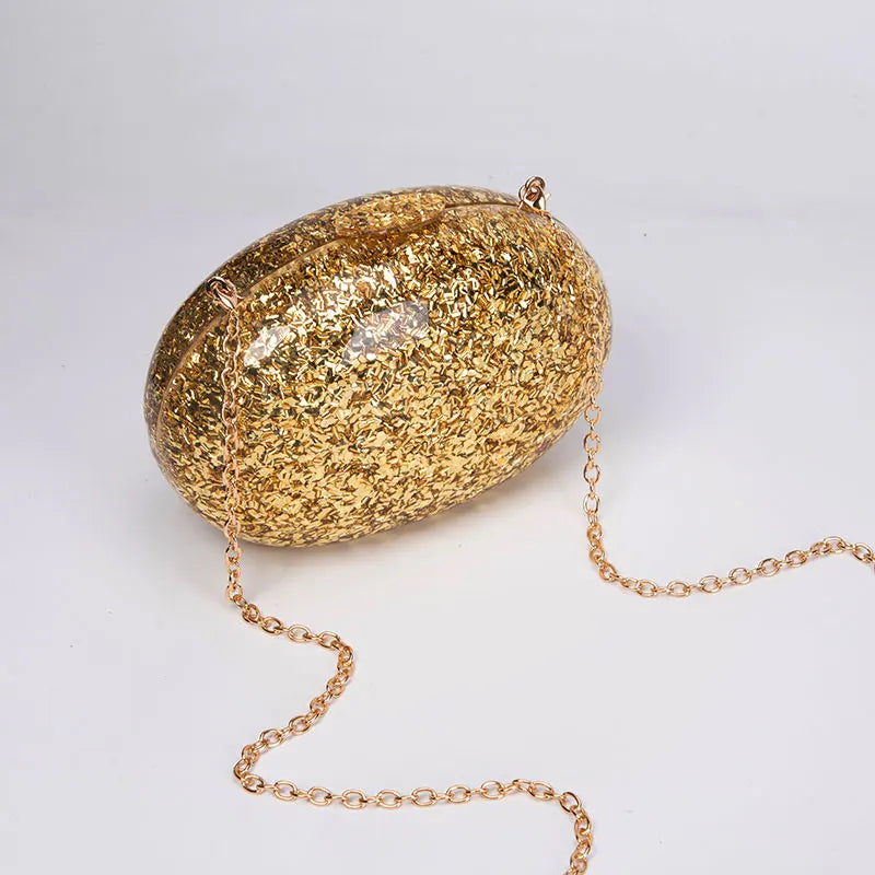 Shell bolsa de luxo feminina ombro crossbody armazenamento bolsa sacos noite glitter genuíno moda mulher mão ouro bolsa marca