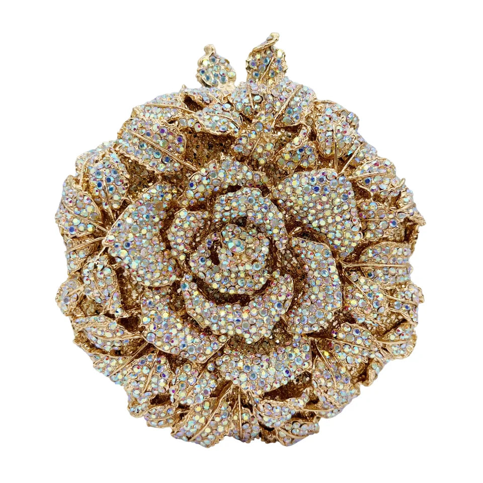 Clutch Cristal Camélia