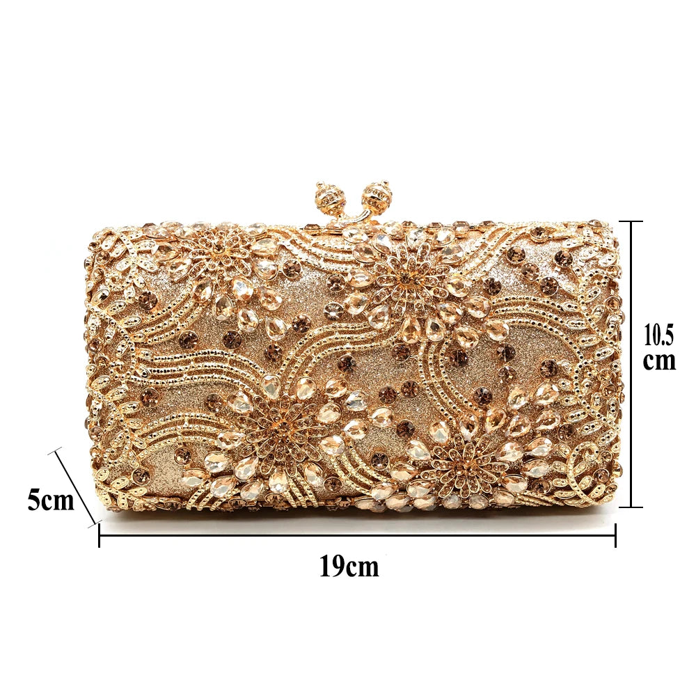 Venda quente fantasia diamante bolsa de luxo pequena mulher garras senhoras forma oval cristal nupcial festa casamento bolsas