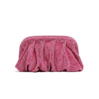 Glamourosa bolsa de noite com pérolas e strass para mulheres |   Embreagem elegante para performance em palco |   Bolsa brilhante para festa de casamento e baile 