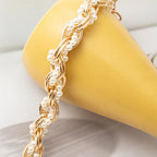 Vintage pérola saco alça bolsa alças saco de embreagem acessórios metal pérola telefone cordão substituição alças saco ferragem