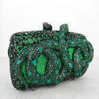 Clutch Cristal Luxury Snake