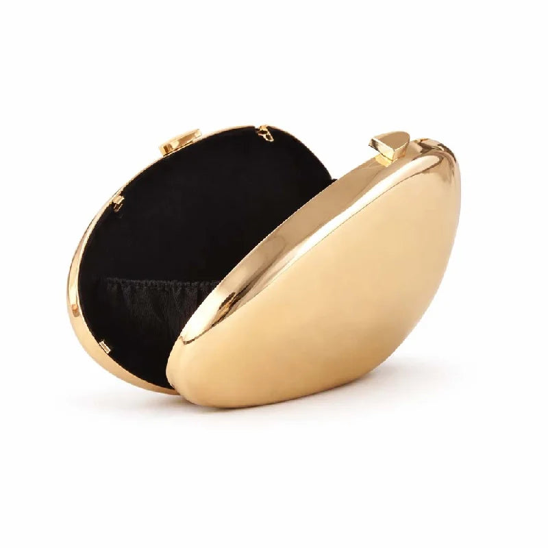 Nova chegada bolsa crossbody embreagem única forma de concha ombro moda noite em forma de coração caixa de lata pérola sacos femininos tendência 2026