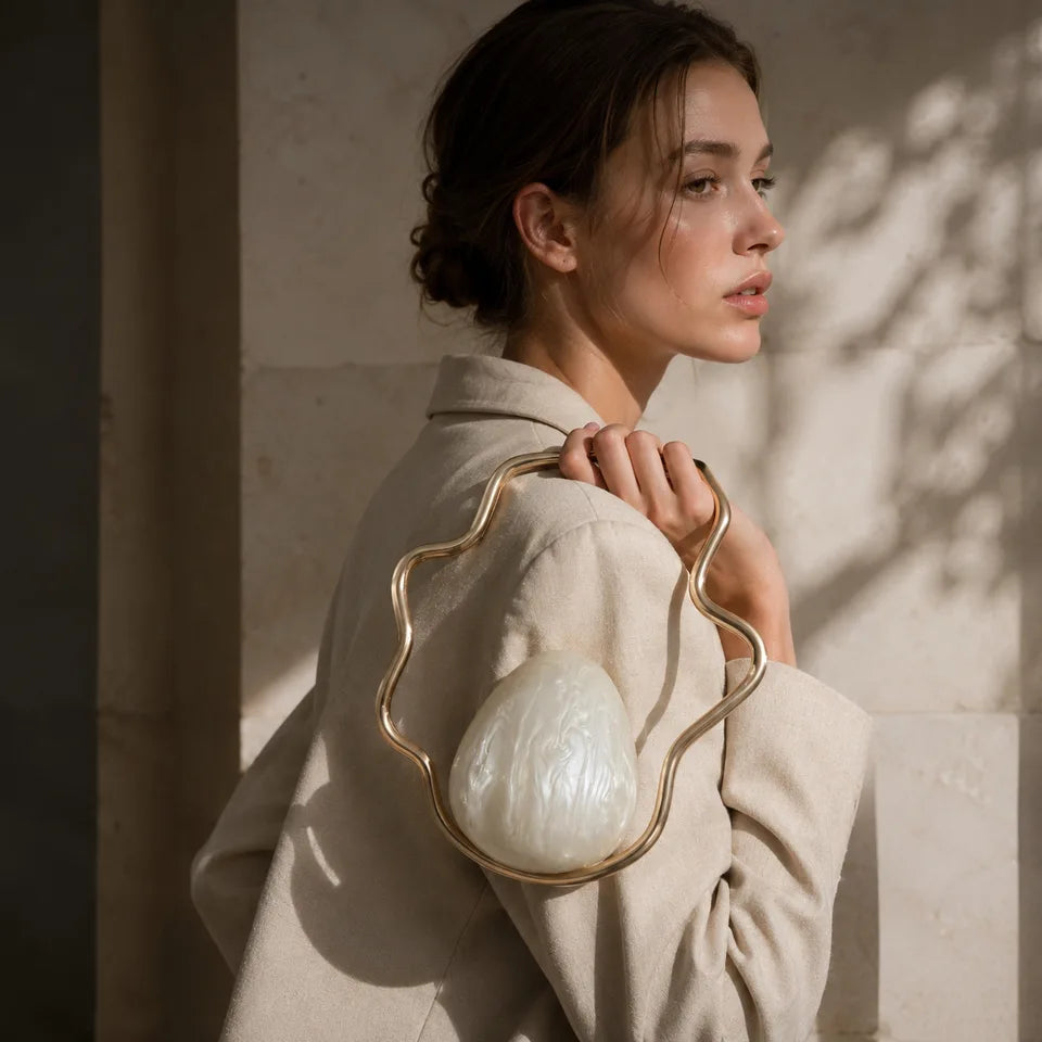 Clutch Rumena Pearl Pérola