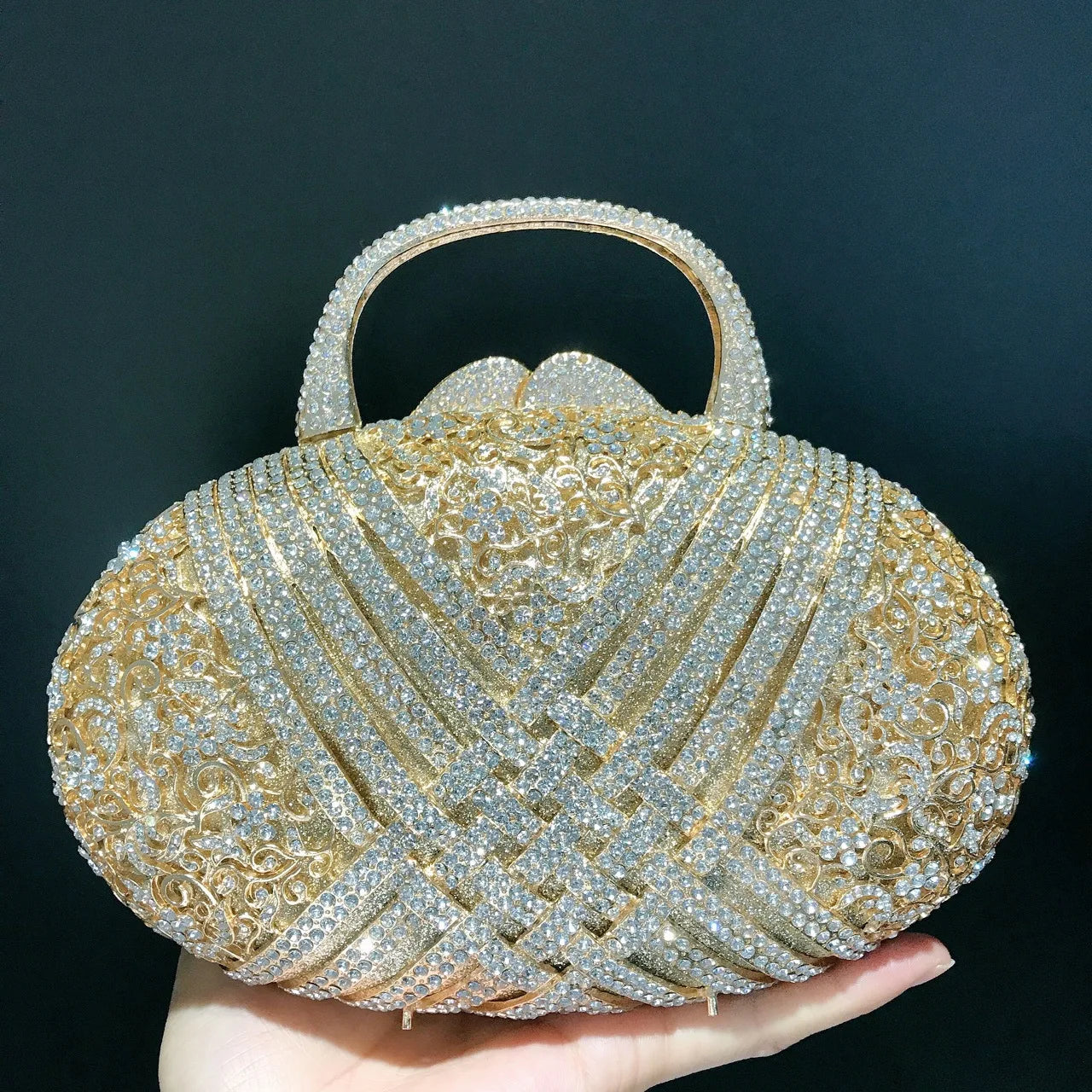 Nova chegada diamante cravejado noite banquete saco cross-border estilo europeu e americano saco de mão com ombro único clutc