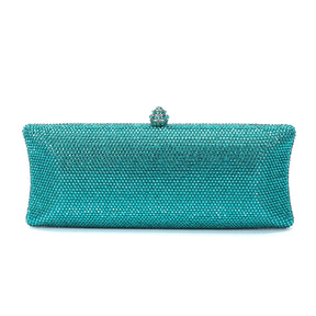XIYUAN-Saco de embreagem de diamante de cristal colorido para mulheres, bolsa noturna para jantar, casamento, bolsa nupcial, 25 cores, mais vendido