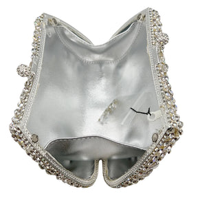 Bolsa de diamante de luxo de alta qualidade, festa de casamento de diamante, bolsa, bolsa de noite, embreagem de cristal