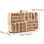 Clutch Metalizada Madrepérola