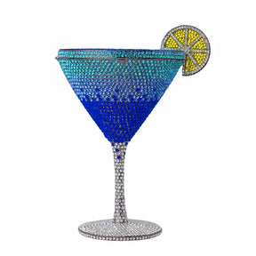 Martin cocktail copo diamante saco de noite nova chegada cristal nupcial bolsa jantar garras feminino bolsa cristal strass sacos
