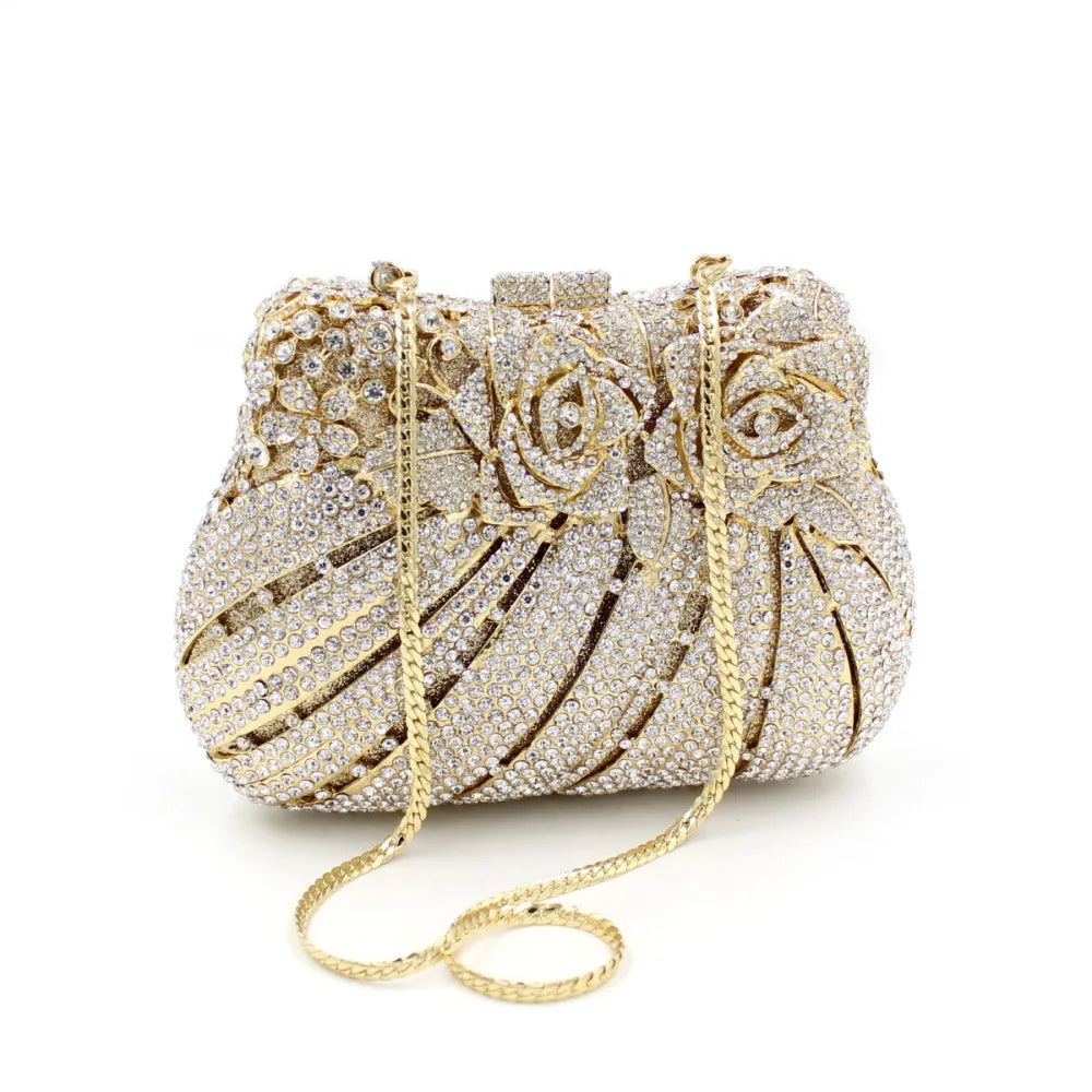 Clutch Cristal Floral