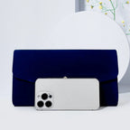 Bolsa quadrada do vintage de veludo para casamento nupcial, garras banquete vermelho, sacos de ombro, envelope azul Prom, novo, 2023