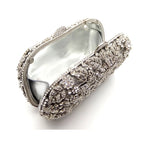 Mulheres saco de festa à noite diamantes elegante embreagem cristal luxo nupcial festa casamento carteira bolsa flor bolsas cristal