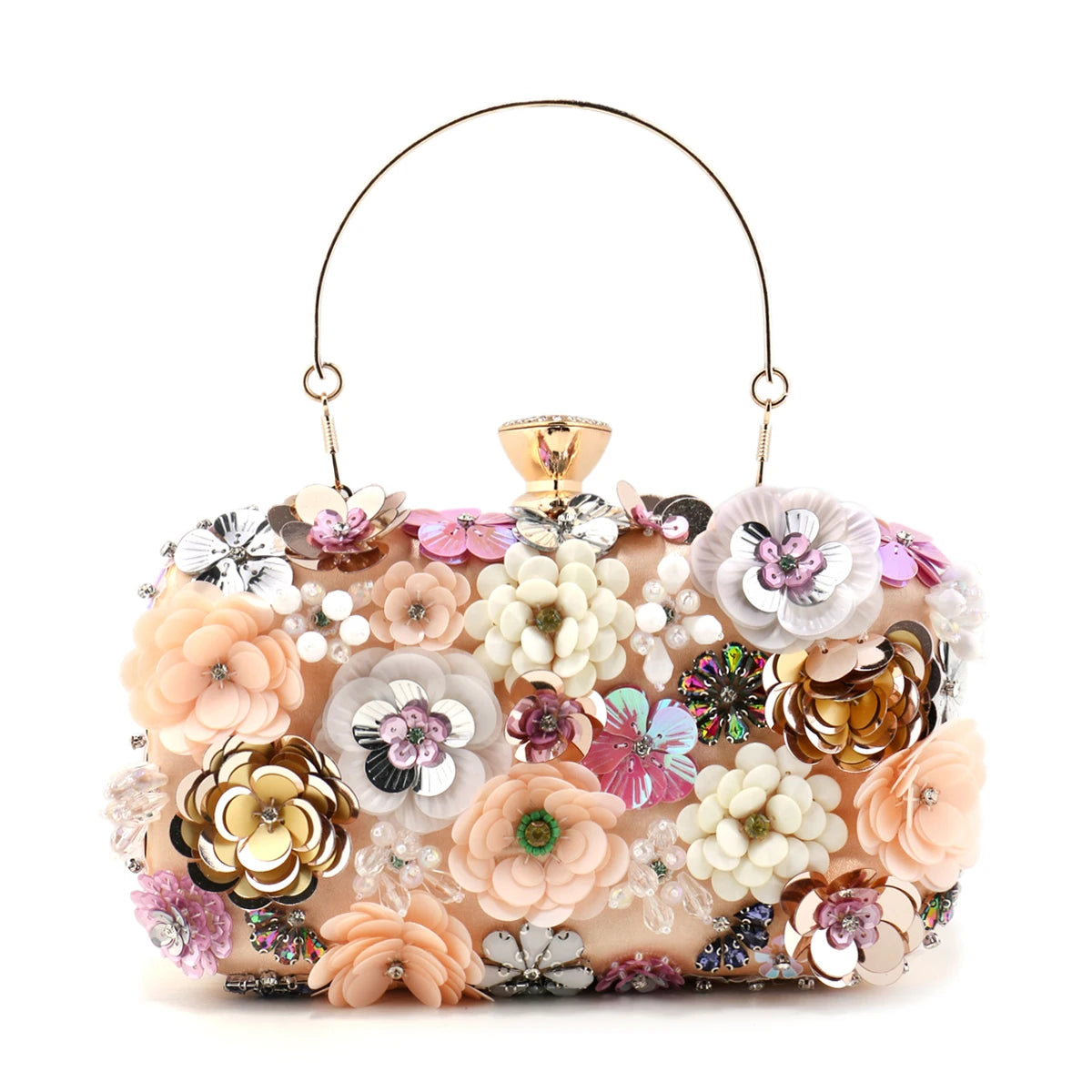 Moda feminina sacos flor diamantes bordado pequena embreagem de luxo senhora bolsas sacos noite nova chegada corrente bolsa ombro