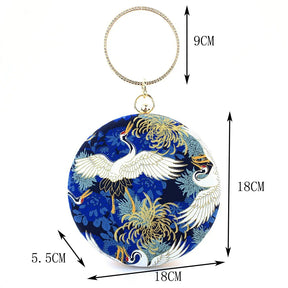 Saco clássico diamante círculo sacos chineses mãe mulheres professor presente saco sacos vintage bloqueio alça superior bolsas femininas
