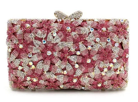 Diamante vazio metal cristal jantar saco diamante embreagem diamante brilhante cristal-incrustado noite saco de embreagem cartera de fiesta