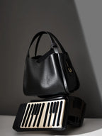 100% bolsa balde de couro genuíno para as mulheres 2025 nova bolsa crossbody moda commuter bolsa de ombro para compras
