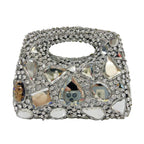 Mais novo saco de embreagem cristal strass noite bolsa fino ajuste para telefone/cartões feminino minimalista bolsa ombro luxo festa saco