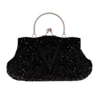 Bolsa de design de lantejoulas para mulheres, grande capacidade, portátil, frisada, bolsa de casamento, acessórios de moda