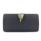 Bolsa Clutch Elegante para Noite, Bolsa de Mão Feminina com Corrente para Vestido, Casamento, Banquete, Bolsa Rígida de Couro...