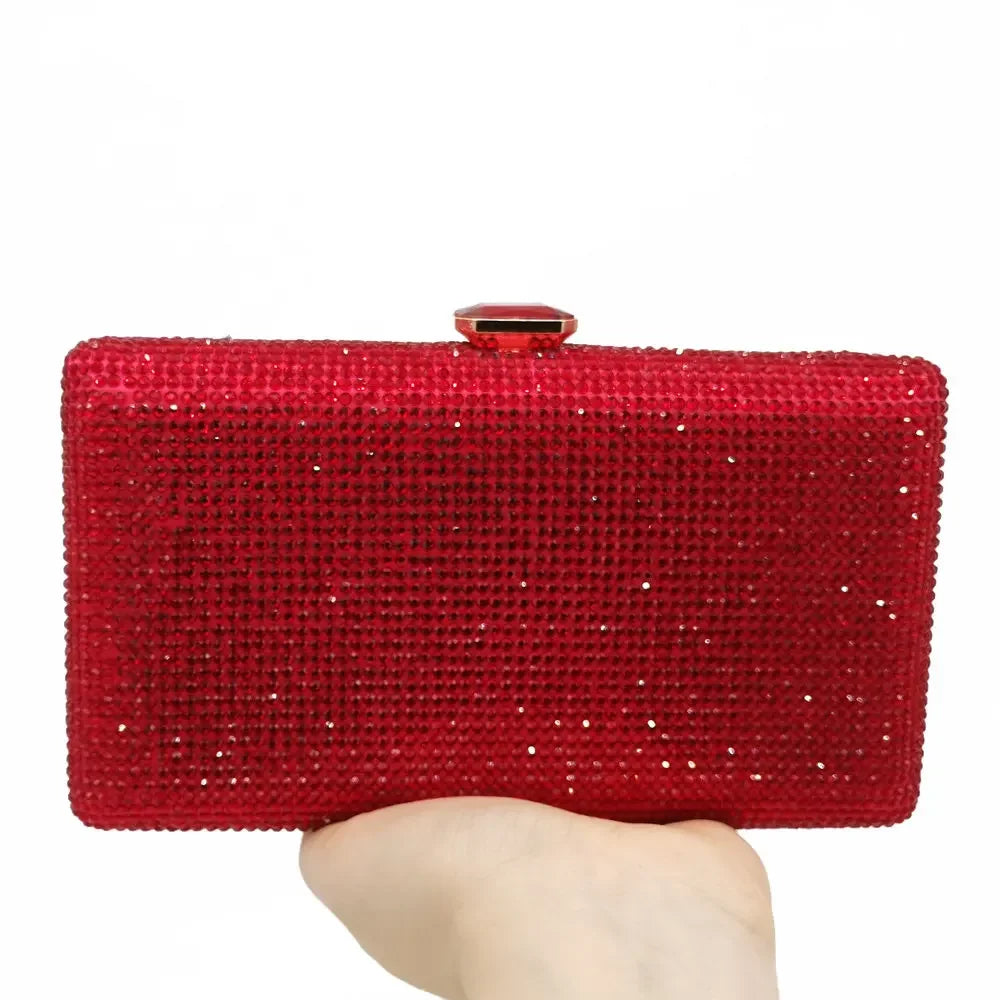 Fgg bolsa de noite cor sólida bolsa de diamante europeia e americana bolsa de banquete bolsa de noiva bolsa de mão de diamante material duro