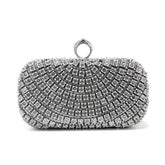 Bolsa de noite embutida com diamante, bolsa feminina para festa, vestido de casamento brilhante, versátil, bolsa crossbody para correspondência diária
