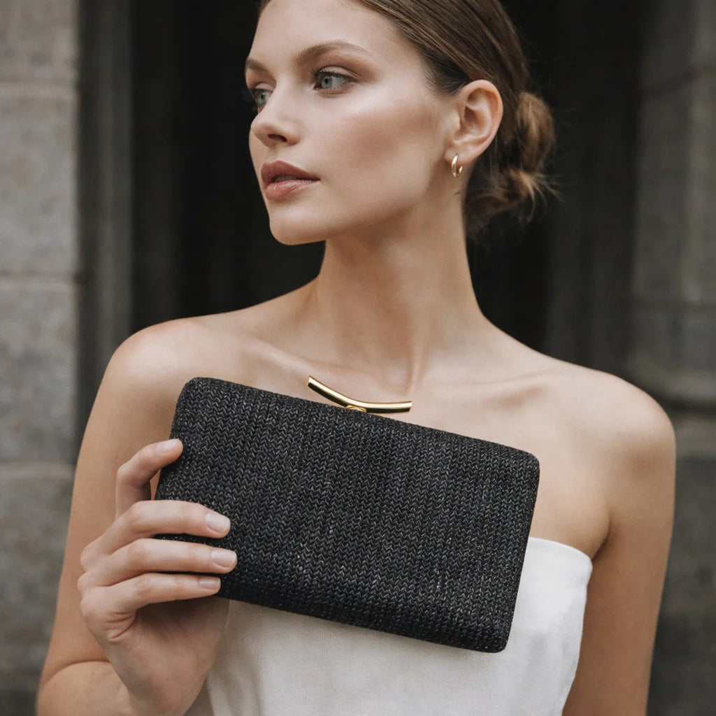 Tecer palha noite sacos de embreagem para as mulheres bolsa luxo festa verão moda sacos ombro hadbags casamento nupcial garras sac