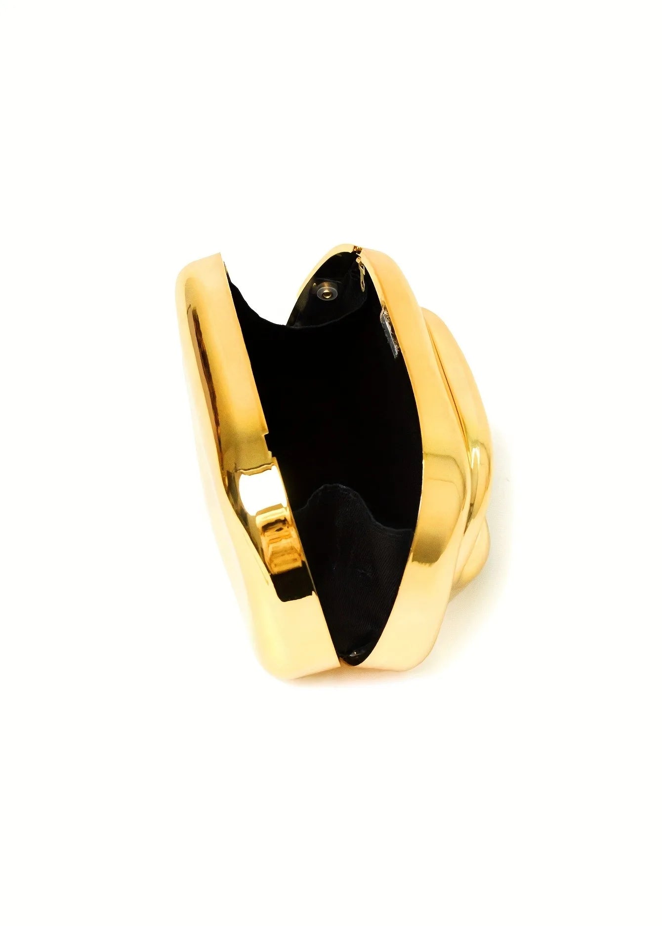 Ouro acrílico metal fechamento caixa saco de embreagem feminina noite festa de casamento bonito bolsa bolsas prata 2025 primavera nova moda ins