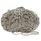 Luxo diamante noite embreagem para mulheres brilhante cristal nupcial festa bolsa moda banquete noiva bolsa acessórios de casamento