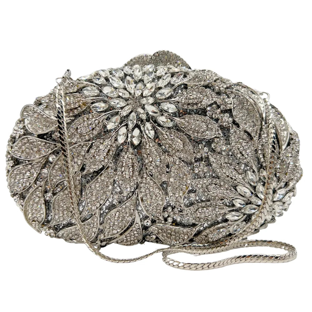 Luxo diamante noite embreagem para mulheres brilhante cristal nupcial festa bolsa moda banquete noiva bolsa acessórios de casamento