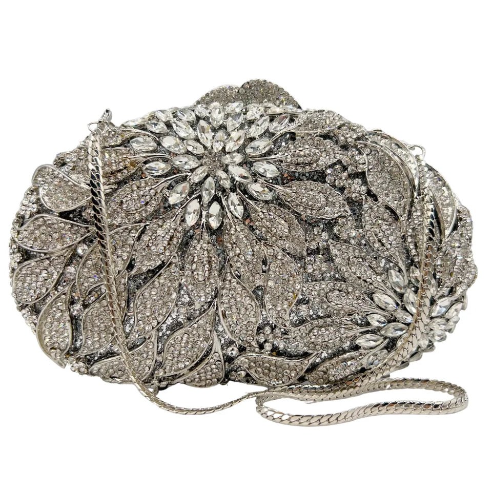 Luxo diamante noite embreagem para mulheres brilhante cristal nupcial festa bolsa moda banquete noiva bolsa acessórios de casamento