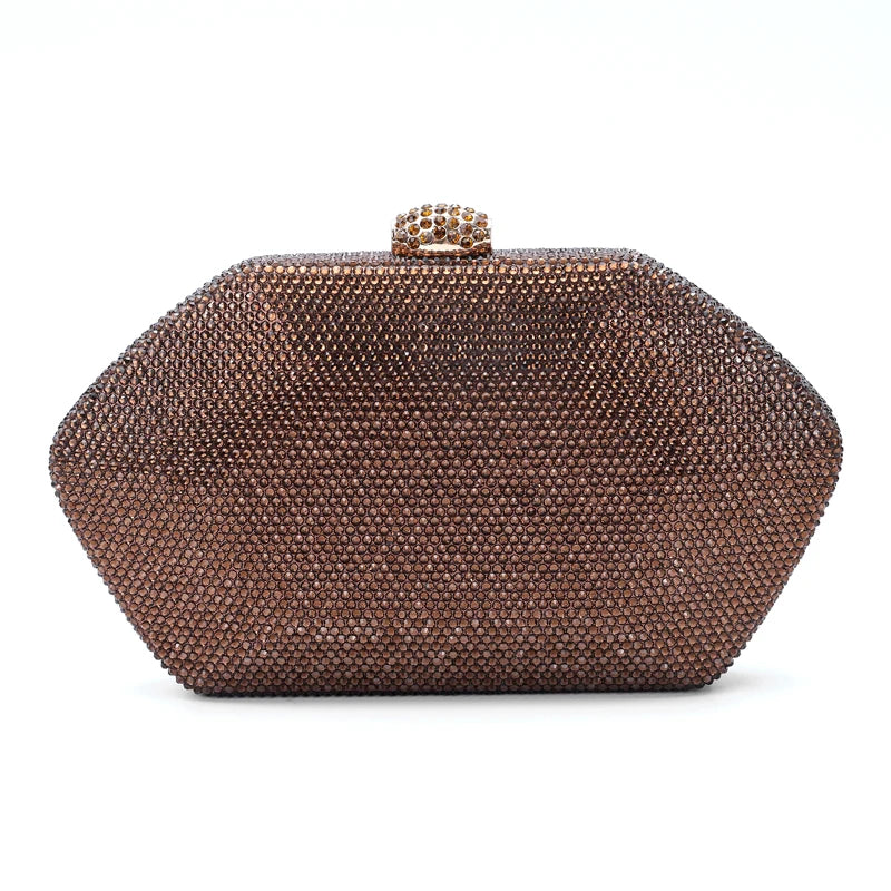 Mulheres vermelho/azul/rosa pedras sacos de noite strass pequeno dia embreagem bolsa ombro corrente festa casamento bolsas para bolsa feminina