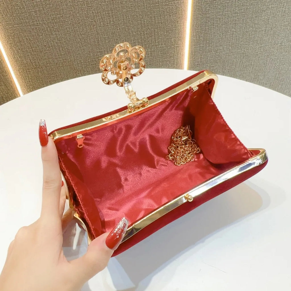 Embreagem de noite de pérola de cristal encantada – Bolsa de palco deslumbrante com strass, bolsa de ombro de banquete de luxo para mulheres bolsa de noite