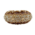 Bolsa de noite de casamento feminina de cristal brilhante em forma de girassol de luxo mais vendida.