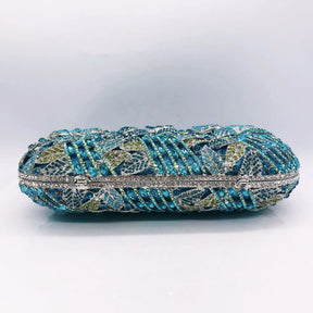 Oco para fora das mulheres saco de noite ouro cristal banquete bolsa luxo diamante embreagem bolsa casamento noiva sacos elegante jantar saco