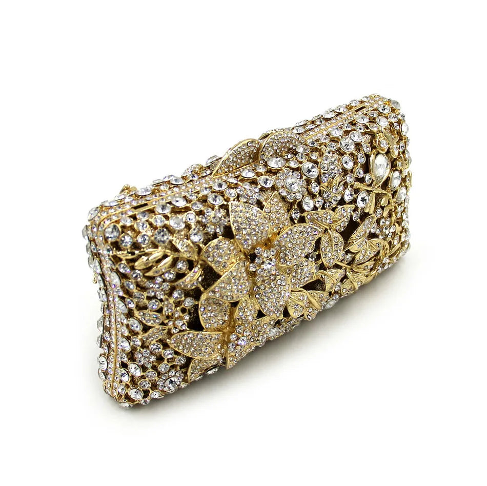 Clutch Cristal Floral Atalanta