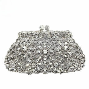 Clutch Cristal Coroa Floral