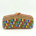 Boutique De Fgg-Embreagem De Cristal Azul Marinho Para Mulheres, Bolsas De Noite, Bolsas De Strass De Noiva, Bolsas De Festa De Casamento