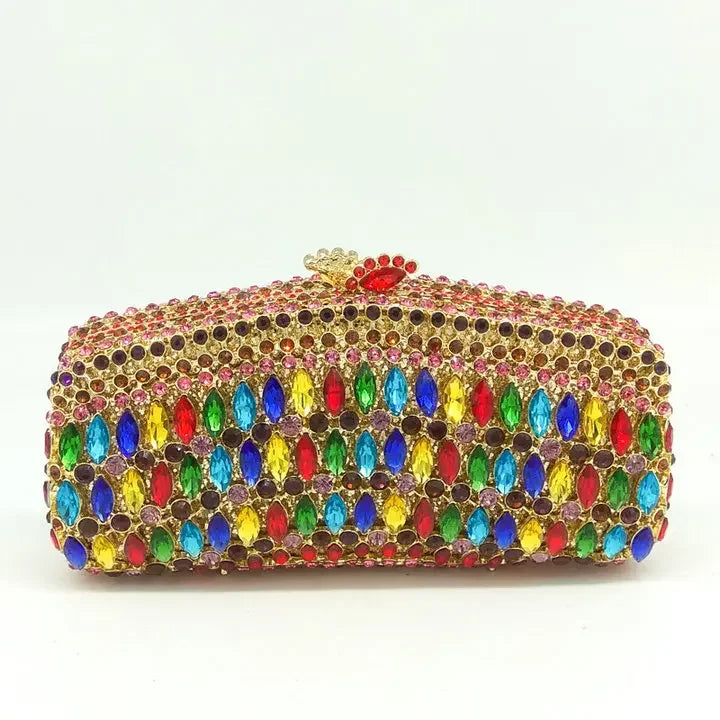 Boutique De Fgg-Embreagem De Cristal Azul Marinho Para Mulheres, Bolsas De Noite, Bolsas De Strass De Noiva, Bolsas De Festa De Casamento