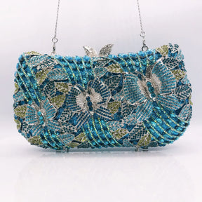 Oco para fora das mulheres saco de noite ouro cristal banquete bolsa luxo diamante embreagem bolsa casamento noiva sacos elegante jantar saco