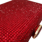 Fgg bolsa de noite cor sólida bolsa de diamante europeia e americana bolsa de banquete bolsa de noiva bolsa de mão de diamante material duro