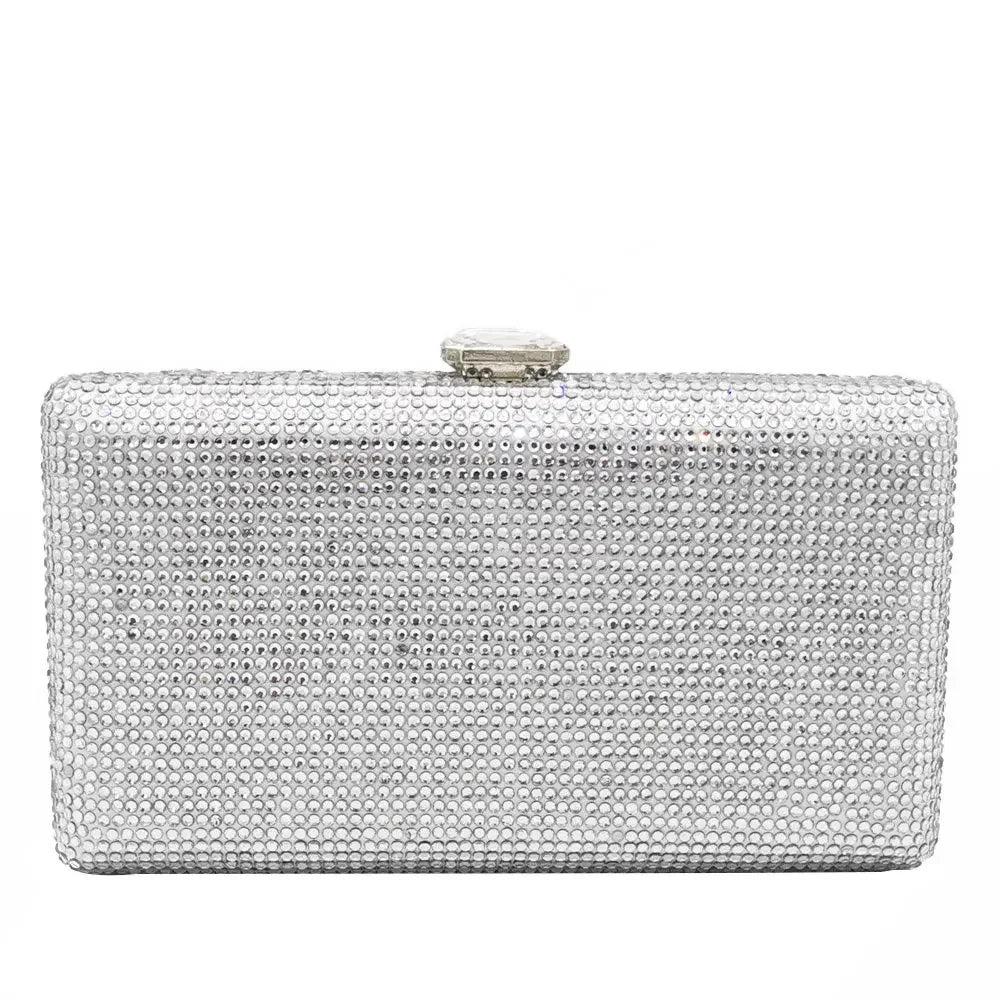 Fgg bolsa de noite cor sólida bolsa de diamante europeia e americana bolsa de banquete bolsa de noiva bolsa de mão de diamante material duro