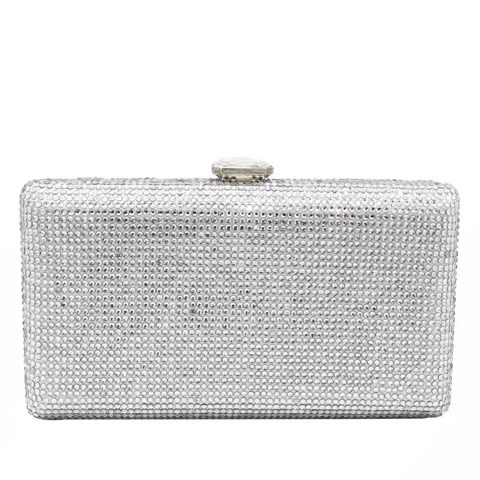 Fgg bolsa de noite cor sólida bolsa de diamante europeia e americana bolsa de banquete bolsa de noiva bolsa de mão de diamante material duro