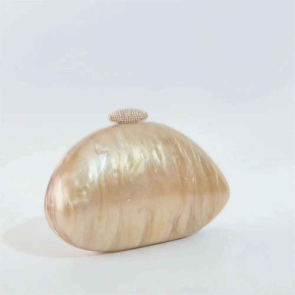 Oval areia nu pérola acrílico caixa feminina saco do mensageiro bolsa de casamento europeu elegante noite bonito verão pro casual saco embreagem
