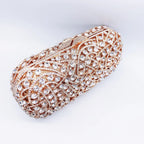 Mulheres oco para fora diamante saco de noite festa de casamento banquete saco de embreagem de cristal strass vestido saco de luxo designer bolsas