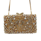 Bolsa de strass oca de metal cristal bolsa de noite artesanal bolsa de diamante bolsa feminina