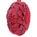 Bolsa de noite de casamento feminina de cristal brilhante em forma de girassol de luxo mais vendida.