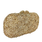 Boutique de fgg flor cristal bolsas de embreagem para mulheres elegantes, sacos de noite de strass floral, bolsa dura minaudiere