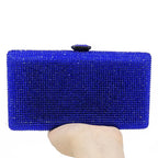 Fgg bolsa de noite cor sólida bolsa de diamante europeia e americana bolsa de banquete bolsa de noiva bolsa de mão de diamante material duro