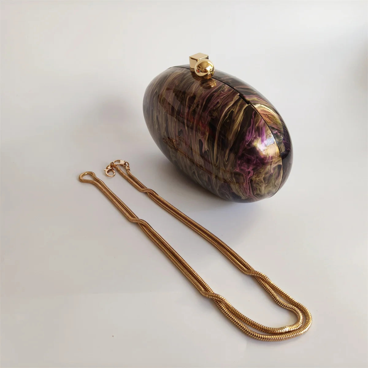 Mini Saco De Embreagem Acrílico para Senhoras, Festa Casual, Bolsas De Viagem De Casamento, Design Básico, Bolsas De Caixa De Punho, Marrom Pérola, Marca De Luxo, Design Básico