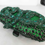 Clutch Cristal Luxury Snake